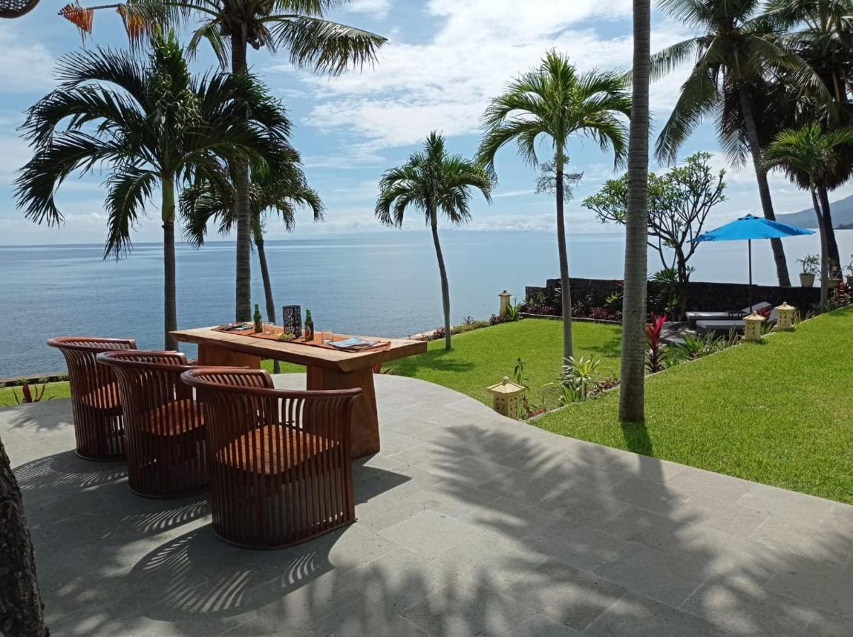 Absolute Beachfront, Paradise, 3Br Villa With Private Pool On 1200M2 Of Tropical Land Tulamben  Exterior photo