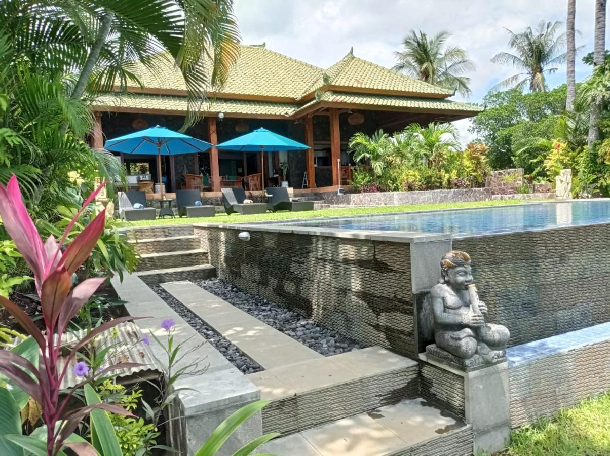 Absolute Beachfront, Paradise, 3Br Villa With Private Pool On 1200M2 Of Tropical Land Tulamben  Exterior photo