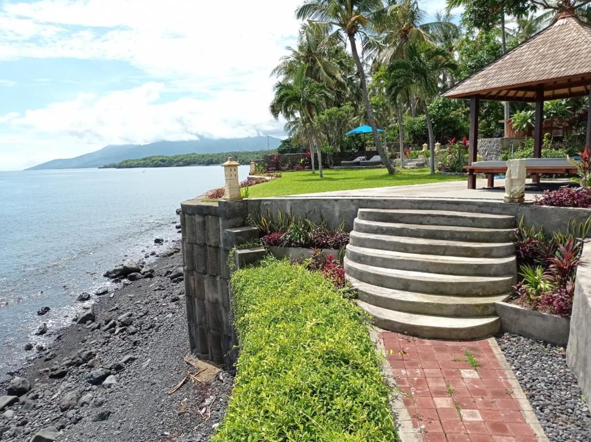Absolute Beachfront, Paradise, 3Br Villa With Private Pool On 1200M2 Of Tropical Land Tulamben  Exterior photo