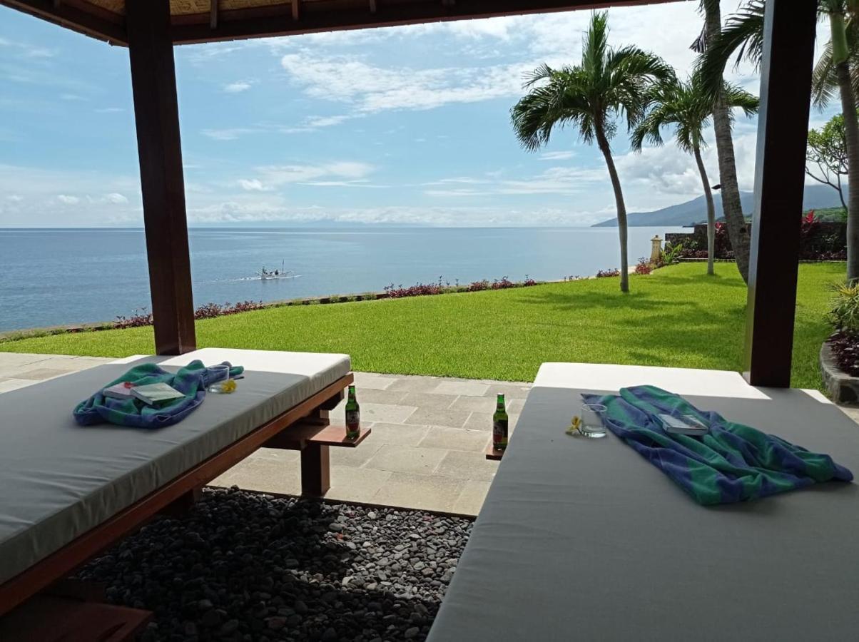 Absolute Beachfront, Paradise, 3Br Villa With Private Pool On 1200M2 Of Tropical Land Tulamben  Exterior photo
