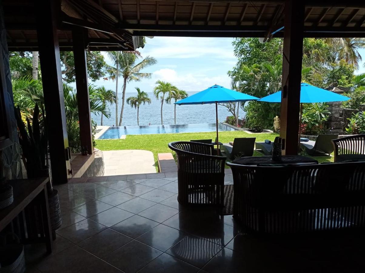 Absolute Beachfront, Paradise, 3Br Villa With Private Pool On 1200M2 Of Tropical Land Tulamben  Exterior photo