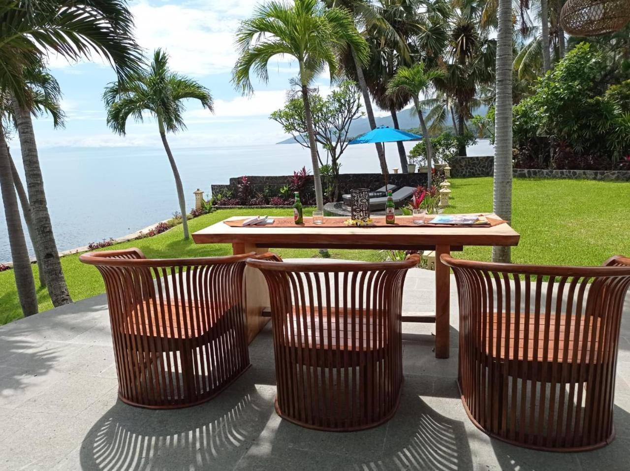 Absolute Beachfront, Paradise, 3Br Villa With Private Pool On 1200M2 Of Tropical Land Tulamben  Exterior photo